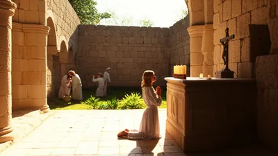 Illustration cloistered