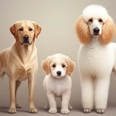 Illustration labradoodle