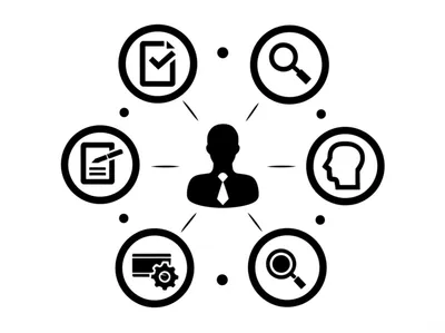 Visual illustration for the word "administrative" - Of or relating to administering or administration.