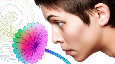 Illustration smelling - Image 1