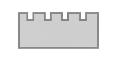 Illustration crenelated - Image 1