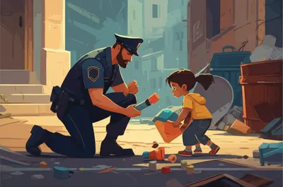 Illustration police - Image 1