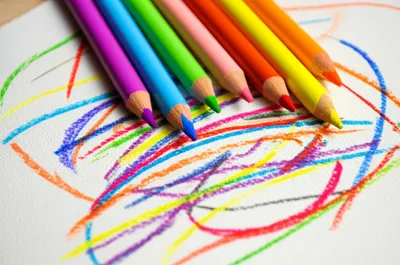 Illustration crayons