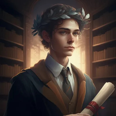 Illustration laurelled - Image 1