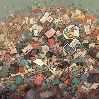 Illustration dogpiled - Image 1