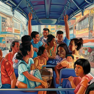 Illustration commuting - Image 1