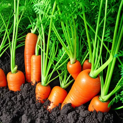 Illustration carrots