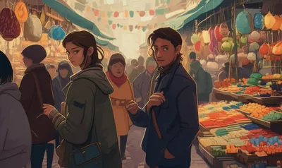 Illustration jostle - Image 1