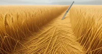 Illustration scythed - Image 1