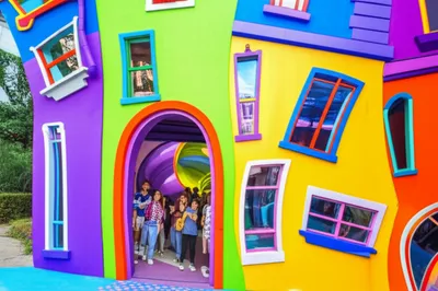 Illustration funhouse