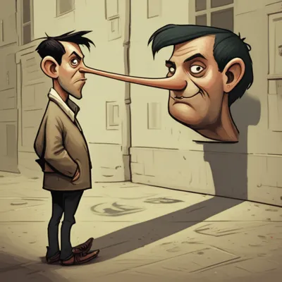 Illustration mendacious