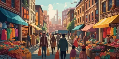 Illustration consumerism - Image 1