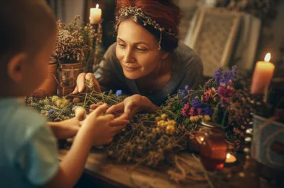 Illustration curandera