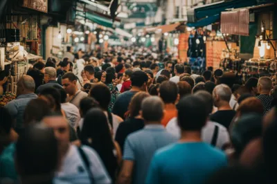 Illustration jostling - Image 1