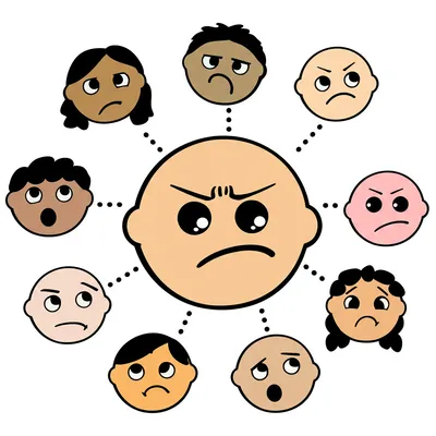 Illustration frowns - Image 1