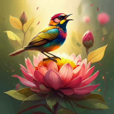 Illustration singing - Image 1