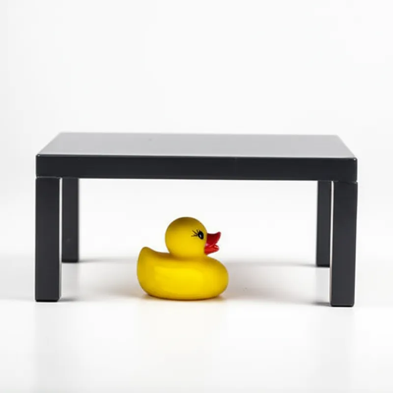 Illustration visuelle du mot « underneath » - Dessous, partie inférieure