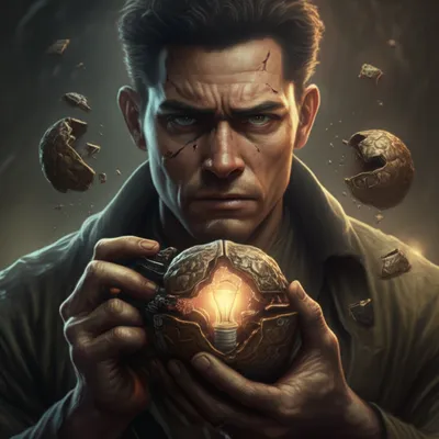 Illustration cracked - Image 1