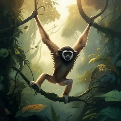 Illustration gibbons