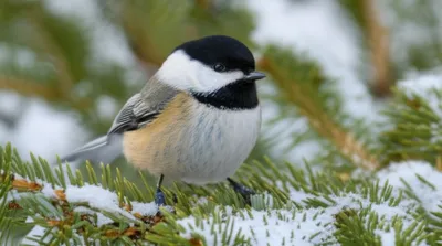 Illustration chickadee