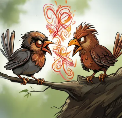 Illustration bicker - Image 1