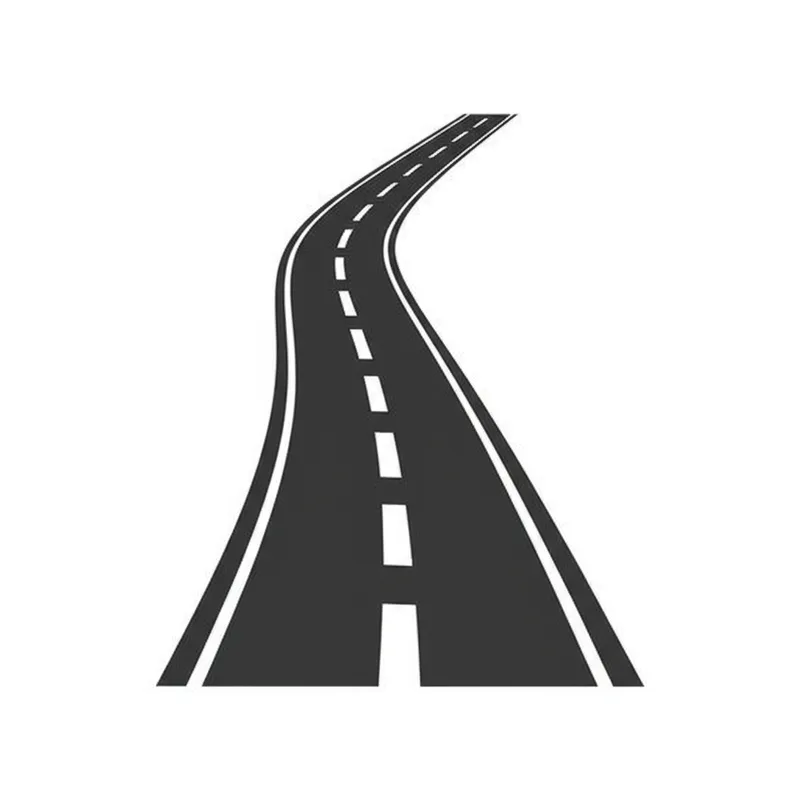 Illustration visuelle du mot « straight » - Ligne droite