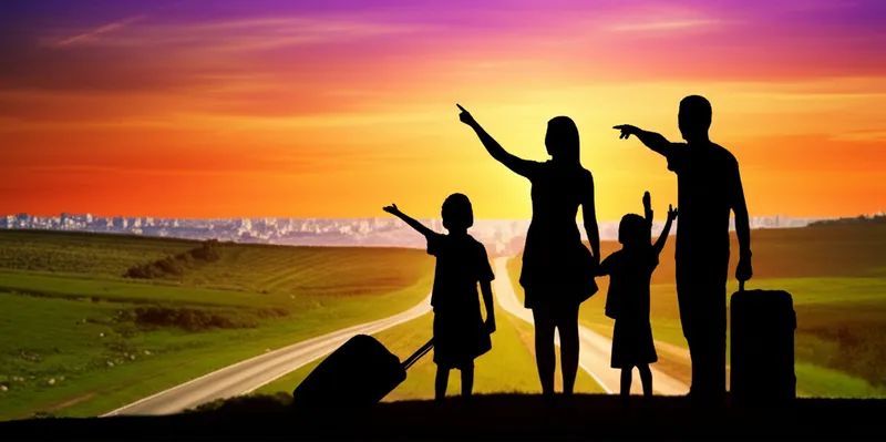 Illustration visuelle du mot « excursion » - Excursion, sortie