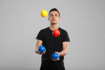 Illustration juggles - Image 1