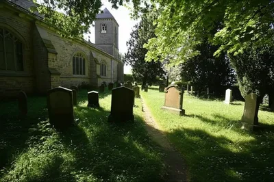 Illustration churchyard