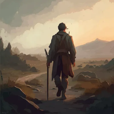 Illustration pilgrim - Image 1