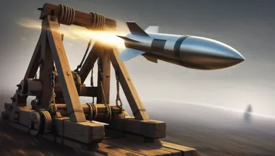 Illustration catapulted