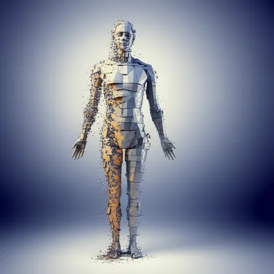 Illustration disintegrates - Image 1