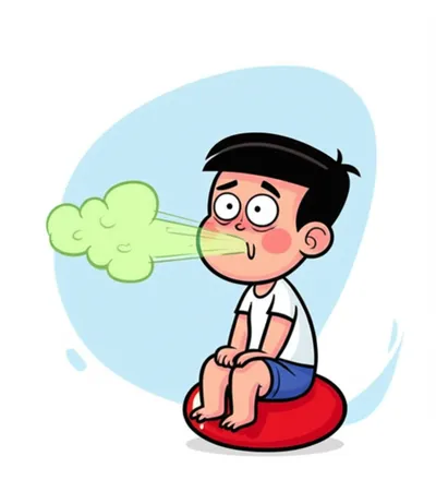 Illustration farting - Image 1