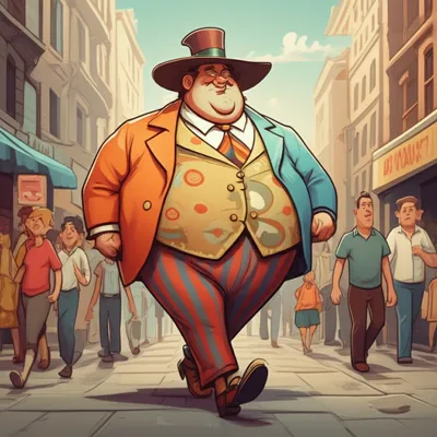 Illustration swaggered