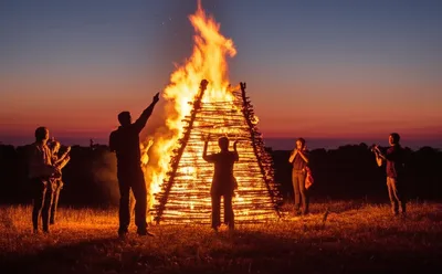 Illustration bonfire - Image 1