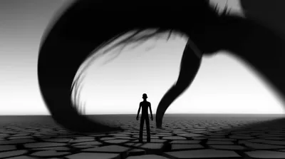 Illustration terrorized