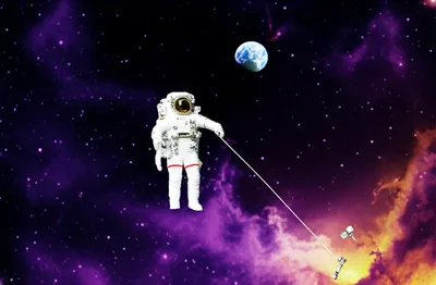 Illustration astronauts