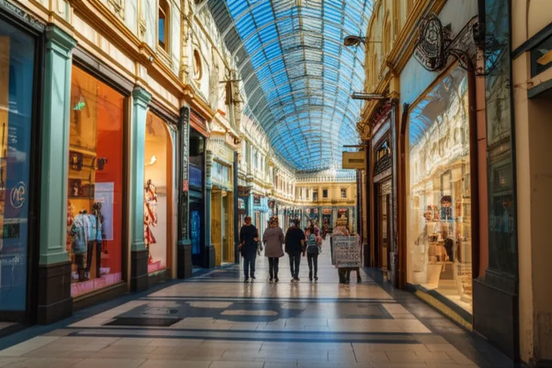 Illustration visuelle de arcades: Galerie marchande - Image 1