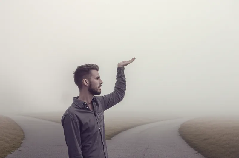 Illustration visuelle du mot « doubt » - Doute, incertitude