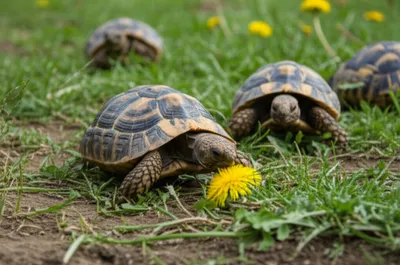 Illustration tortoises