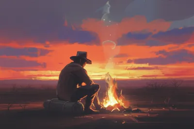 Illustration sundowner - Image 1