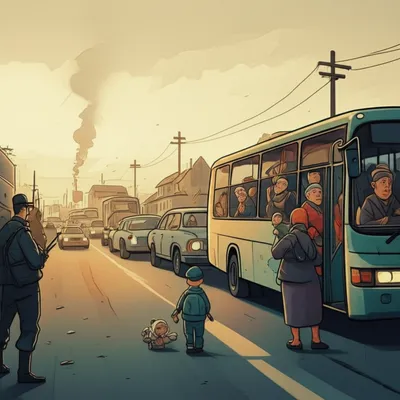 Illustration evacuations - Image 1