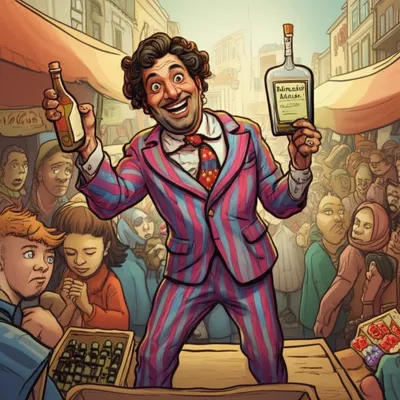 Illustration huckster - Image 1