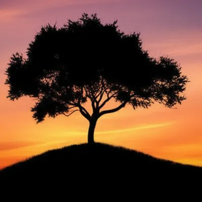 Illustration silhouetted