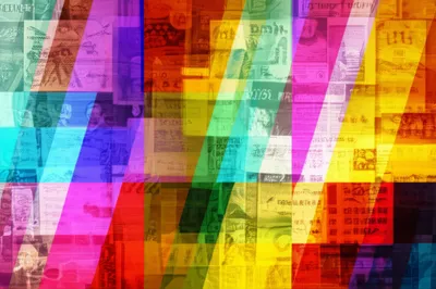 Illustration overprinted