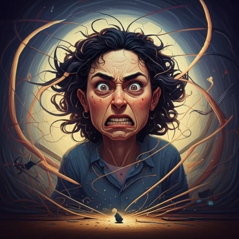 「fuss」の視覚的なイラスト - 騒ぎ, 大騒ぎ, 騒動