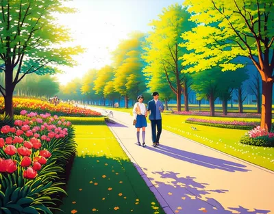 Illustration park - Image 1