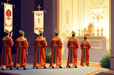 Illustration ceremonial