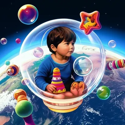 Illustration weightlessness