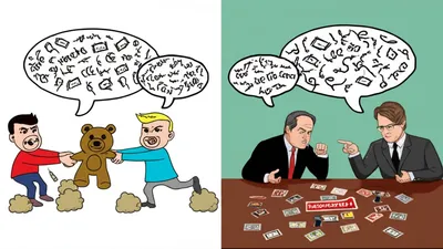 Illustration bickering - Image 1